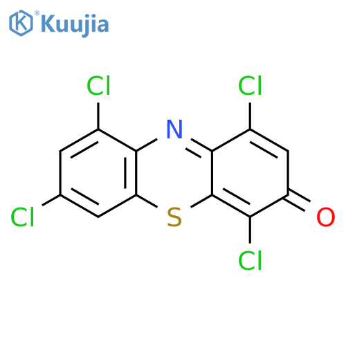 3H-Phenothiazin-3-one, 1,4,7,9-tetrachloro- structure