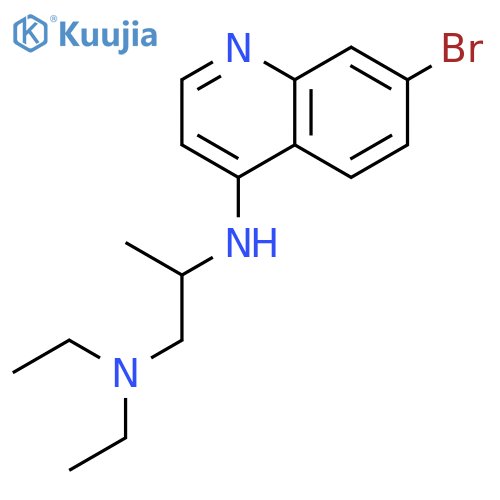 1,2-Propanediamine, N2-(7-bromo-4-quinolinyl)-N1,N1-diethyl- structure