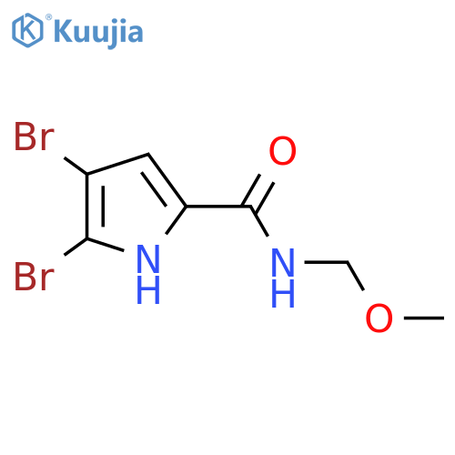 4,5-Dibromo-1H-pyrrole-2-carboxylic acid; (Methoxymethyl)amide structure