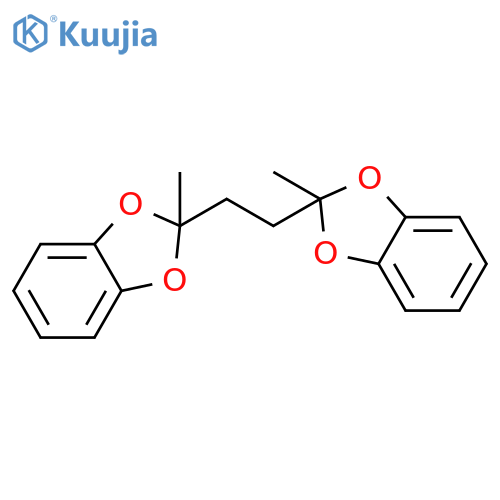 1,3-Benzodioxole, 2,2'-(1,2-ethanediyl)bis[2-methyl- structure
