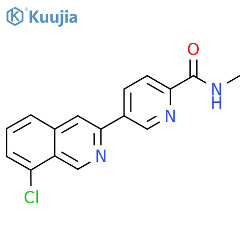 5-(8-Chloroisoquinolin-3-yl)-N-methylpicolinamide structure