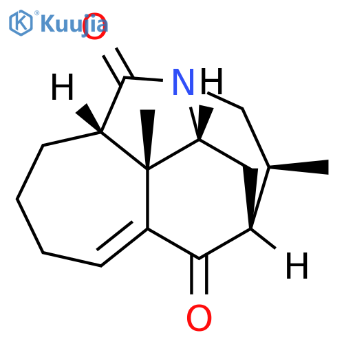 (2R,3S,5R,6aS,11aS,11bR)-1,2,3,4,6a,7,8,9,11a,11b-Decahydro-3,11a-dimethyl-2,11-methano-6H-cyclohept[a]indolizine-6,12-dione structure