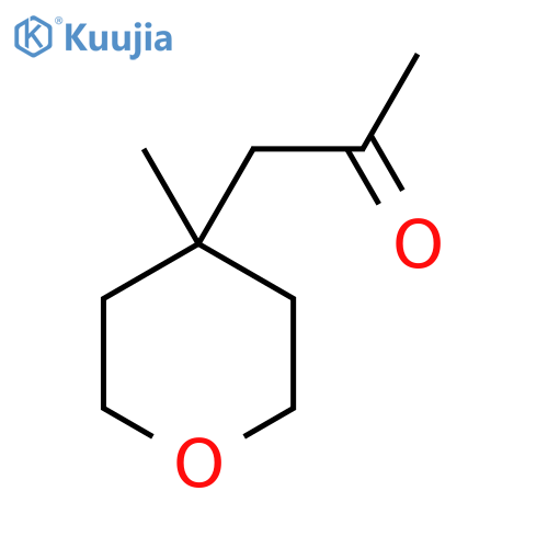 1-(4-methyloxan-4-yl)propan-2-one structure