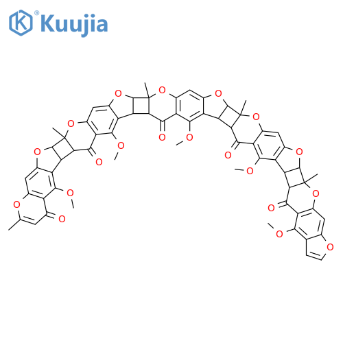 Visnagin oligomers; Visnagin pentamer (n = 4) structure