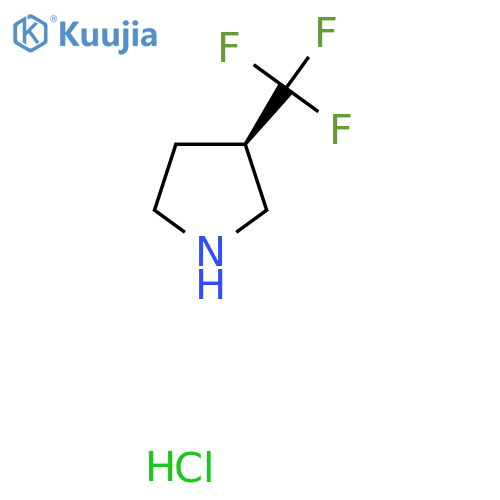 (3R)-3-(trifluoromethyl)pyrrolidine;hydrochloride structure