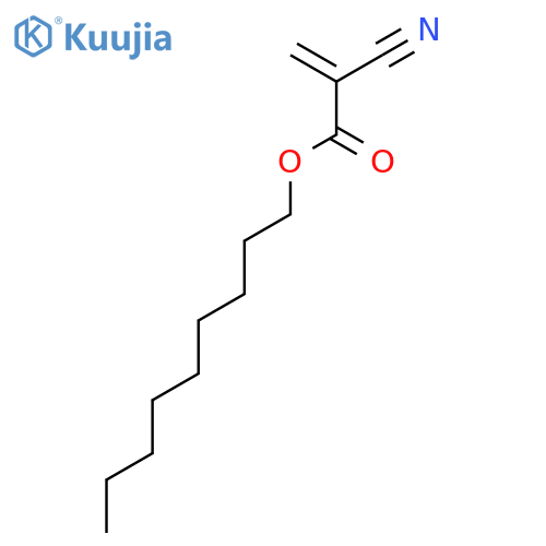 Nonyl 2-cyanoprop-2-enoate structure