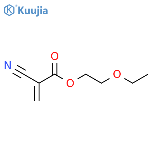 2-Propenoic acid,2-cyano-, 2-ethoxyethyl ester structure