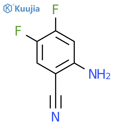 2-Amino-4,5-difluorobenzonitrile structure