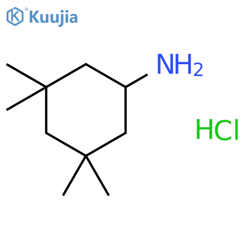 3,3,5,5-Tetramethylcyclohexanamine hydrochloride structure