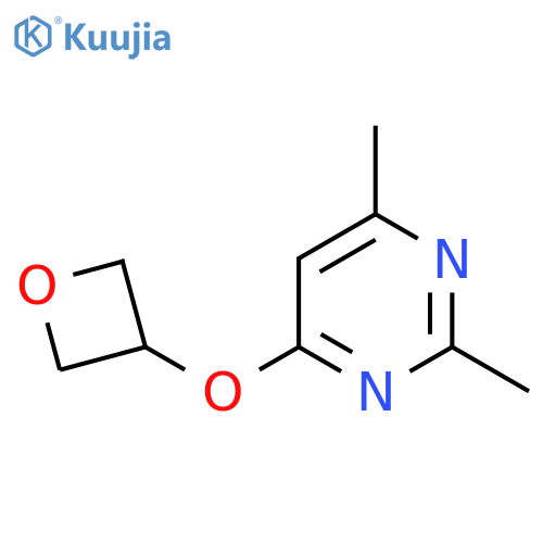 2,4-Dimethyl-6-(oxetan-3-yloxy)pyrimidine structure