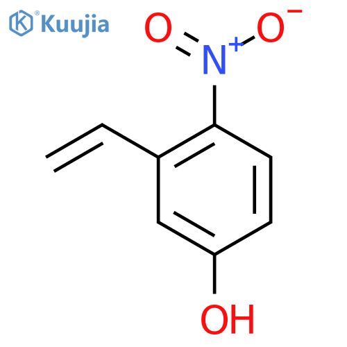 3-ethenyl-4-nitrophenol structure