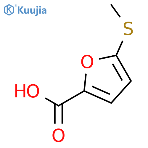 5-(methylsulfanyl)furan-2-carboxylic acid structure