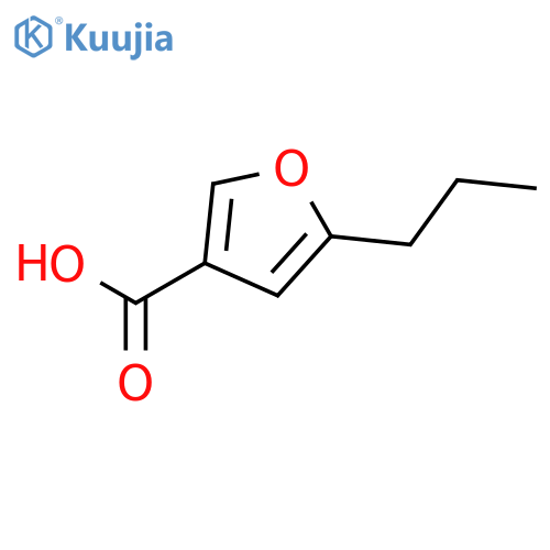 3-Furancarboxylic acid, 5-propyl- structure