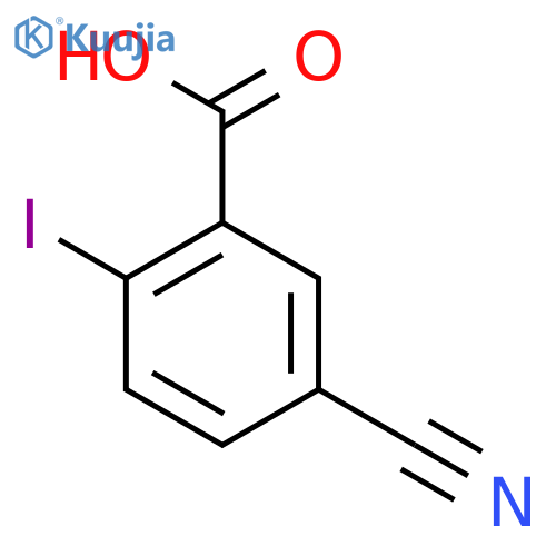 5-Cyano-2-iodobenzoic acid structure