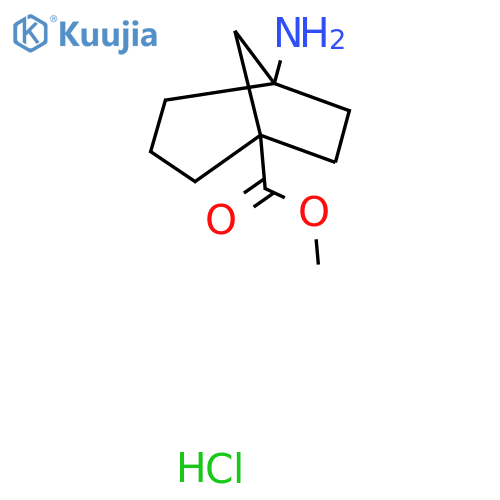 methyl 5-aminobicyclo3.2.1octane-1-carboxylate hydrochloride structure