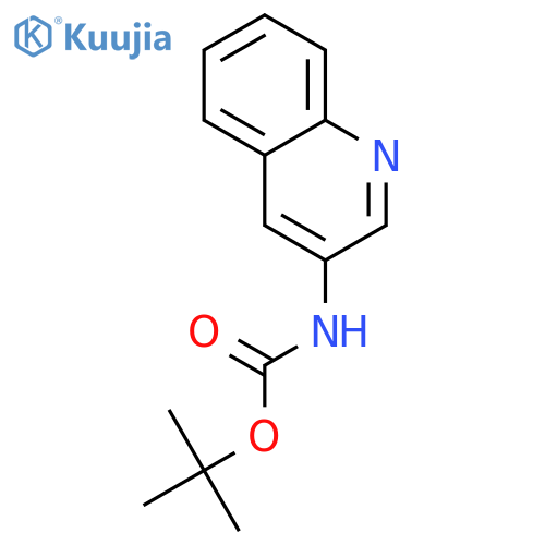 tert-butyl N-(quinolin-3-yl)carbamate structure