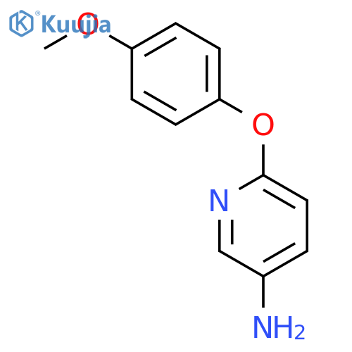 6-(4-methoxyphenoxy)pyridin-3-amine structure