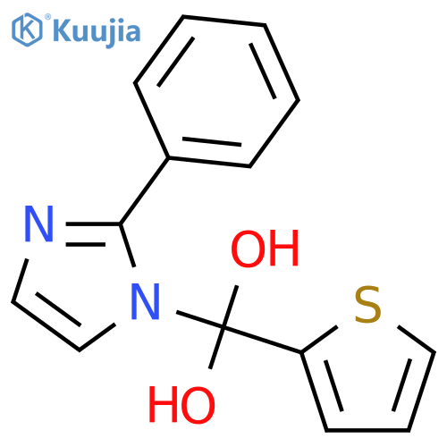 Methanediol, (2-phenyl-1H-imidazol-1-yl)-2-thienyl- structure