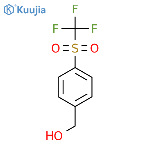 4-(Trifluoromethylsulfonyl)benzyl Alcohol structure