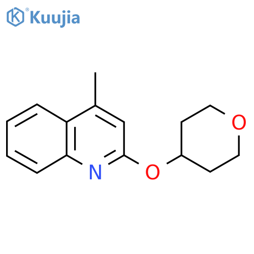 4-Methyl-2-(oxan-4-yloxy)quinoline structure