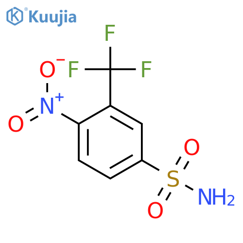 Benzenesulfonamide, 4-nitro-3-(trifluoromethyl)- structure