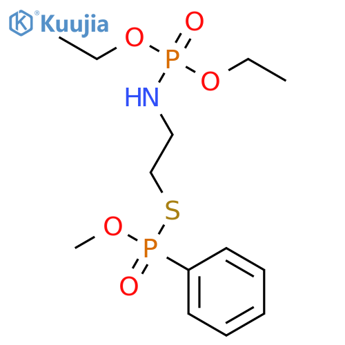 Phosphoramidic acid,[2-[(methoxyphenylphosphinyl)thio]ethyl]-, diethyl ester (9CI) structure