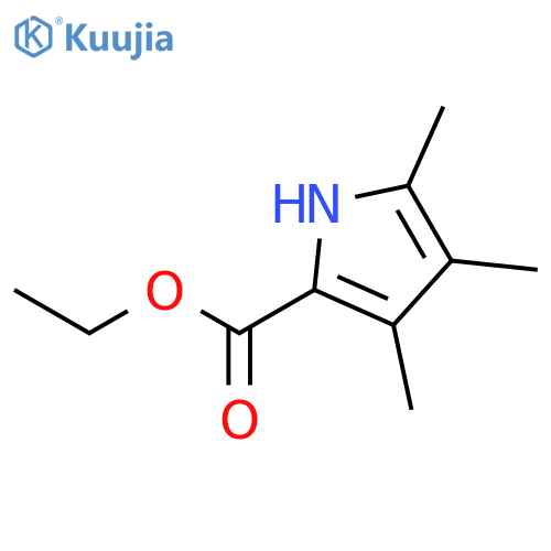 Ethyl 3,4,5-trimethylpyrrole-2-carboxylate structure