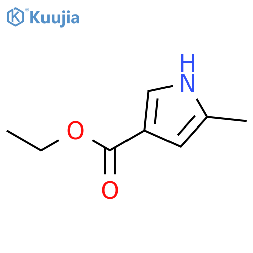 ethyl 5-methyl-1H-pyrrole-3-carboxylate structure