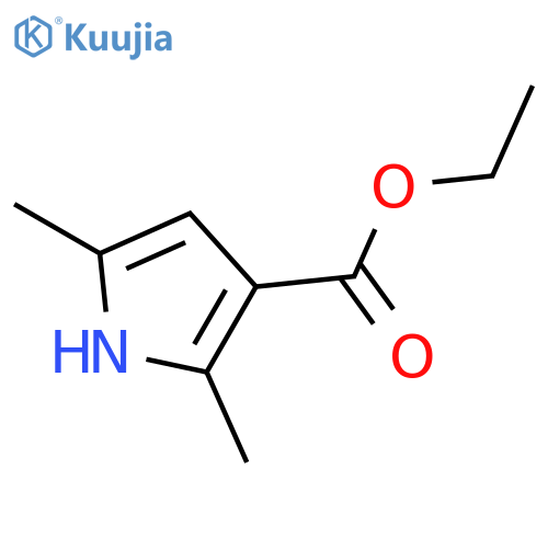 Ethyl 2,5-dimethyl-1H-pyrrole-3-carboxylate structure