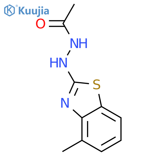 Acetic acid,2-(4-methyl-2-benzothiazolyl)hydrazide structure