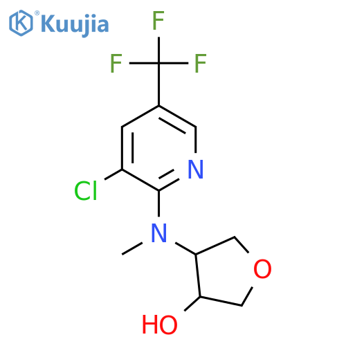 4-{3-chloro-5-(trifluoromethyl)pyridin-2-yl(methyl)amino}oxolan-3-ol structure