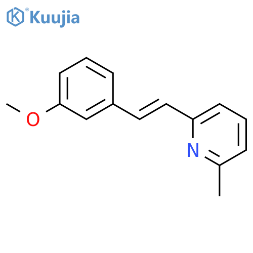 2-Methyl-6-(3-methoxyphenyl)ethenylpyridine structure
