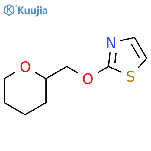 2-[(oxan-2-yl)methoxy]-1,3-thiazole structure