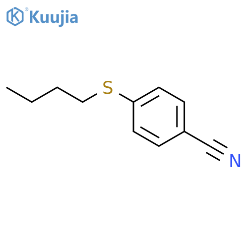 Benzonitrile,4-(butylthio)- structure