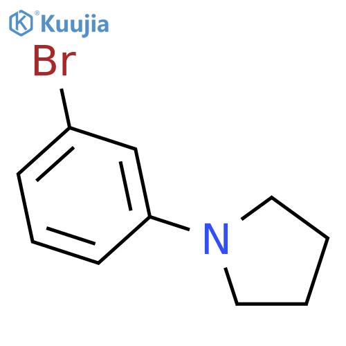 1-(3-Bromophenyl)pyrrolidine structure