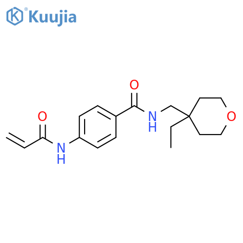 N-[(4-Ethyltetrahydro-2H-pyran-4-yl)methyl]-4-[(1-oxo-2-propen-1-yl)amino]benzamide structure
