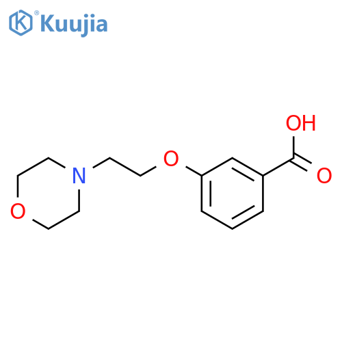 3-(2-Morpholin-4-yl-ethoxy)-benzoic Acid structure