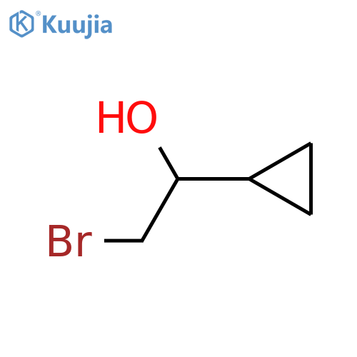 2-Bromo-1-cyclopropylethanol structure