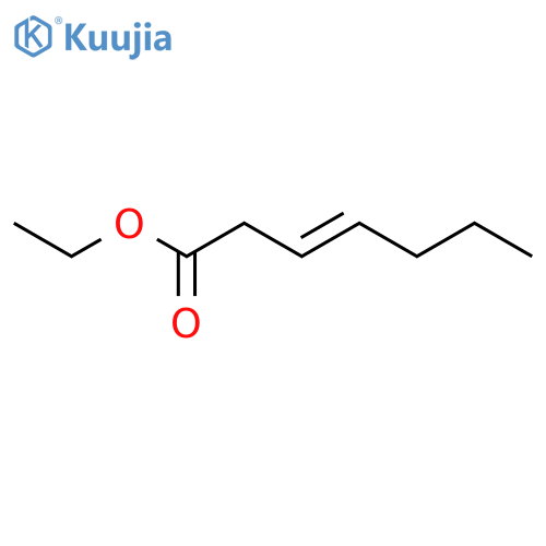 3-Heptenoic acid, ethyl ester structure