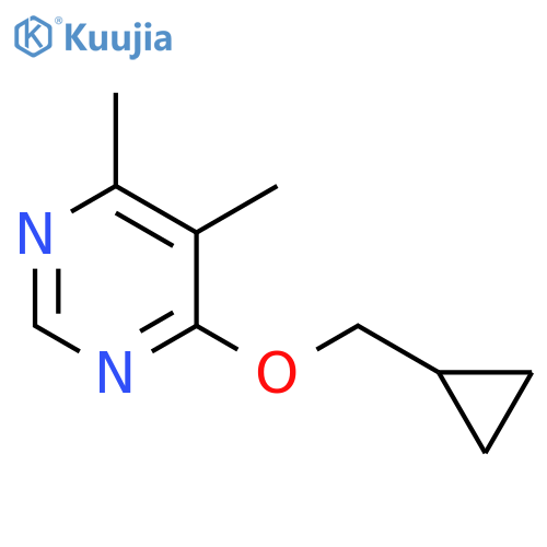 4-(cyclopropylmethoxy)-5,6-dimethylpyrimidine structure
