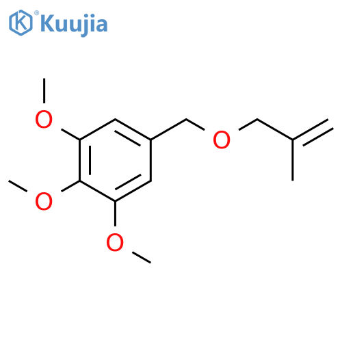 Benzene, 1,2,3-trimethoxy-5-[[(2-methyl-2-propenyl)oxy]methyl]- structure