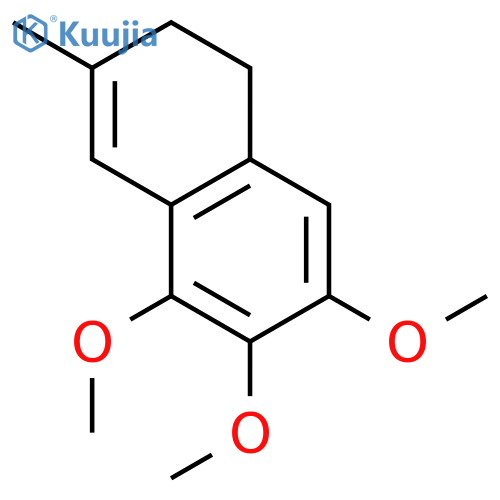Naphthalene, 1,2-dihydro-5,6,7-trimethoxy-3-methyl- structure