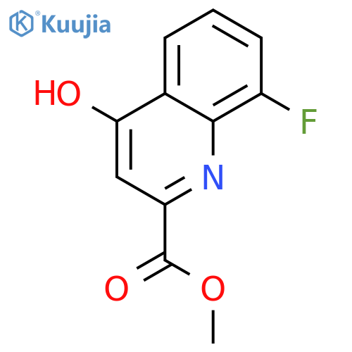 Methyl 8-fluoro-4-hydroxyquinoline-2-carboxylate structure