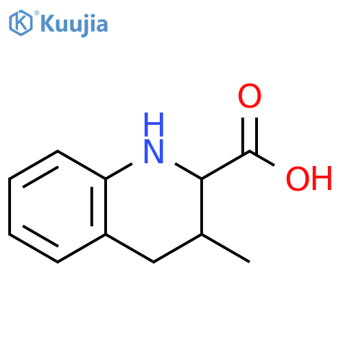 2-Quinolinecarboxylic acid, 1,2,3,4-tetrahydro-3-methyl- structure