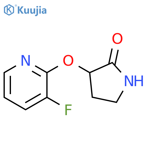 3-(3-fluoropyridin-2-yl)oxypyrrolidin-2-one structure