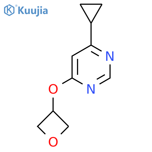 4-Cyclopropyl-6-(oxetan-3-yloxy)pyrimidine structure