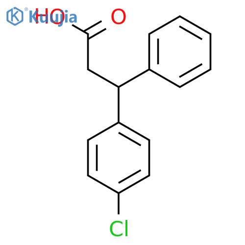 3-(4-Chlorophenyl)-3-phenylpropanoic acid structure