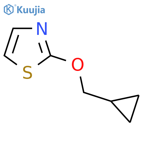 2-(Cyclopropylmethoxy)-1,3-thiazole structure