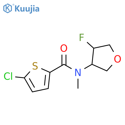 5-chloro-N-(4-fluorooxolan-3-yl)-N-methylthiophene-2-carboxamide structure
