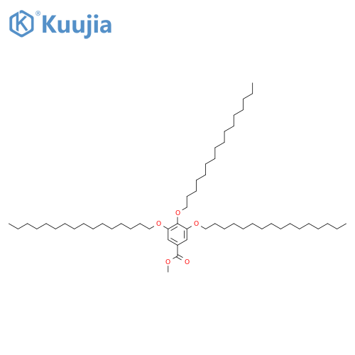 Benzoic acid, 3,4,5-tris(hexadecyloxy)-, methyl ester structure